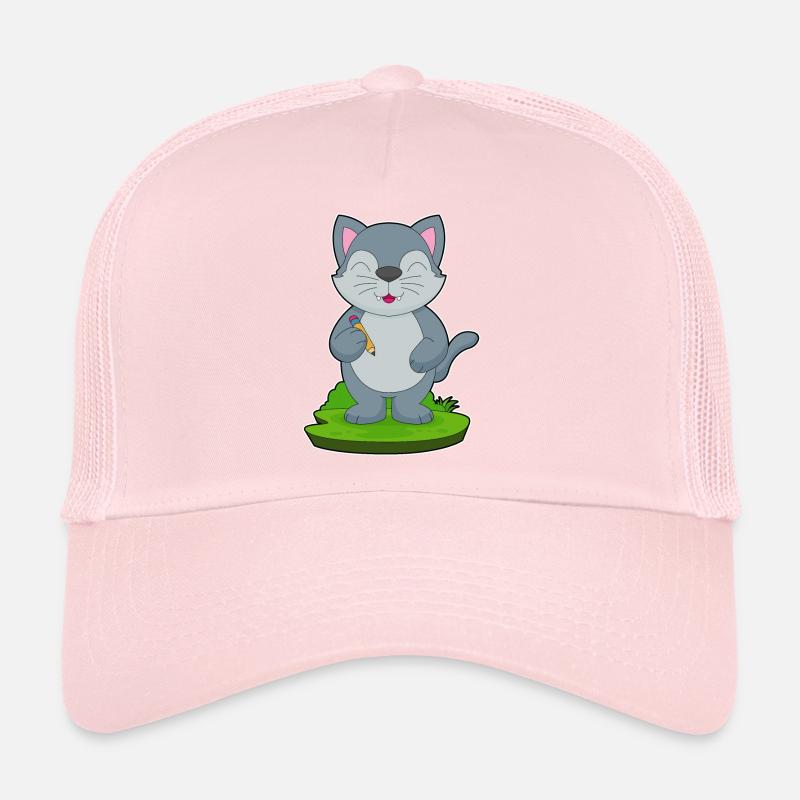 École du Crayon des Élèves Chats Casquette trucker 