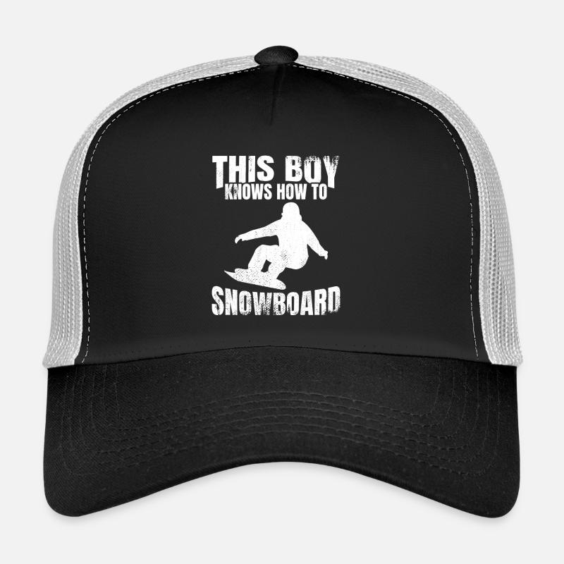 Garçon de snowboard Casquette trucker 