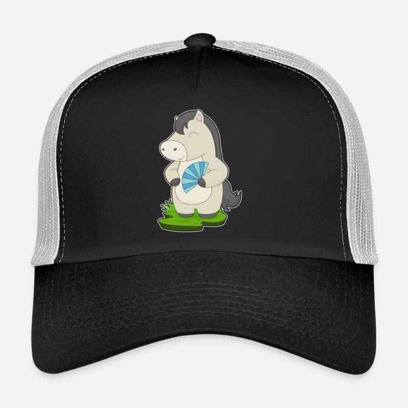 Éventail de main de cheval Casquette trucker 