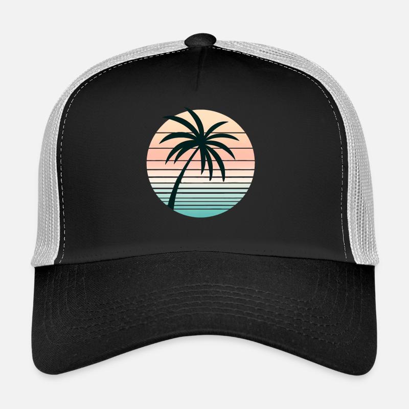 Paume Synthwave Casquette trucker 