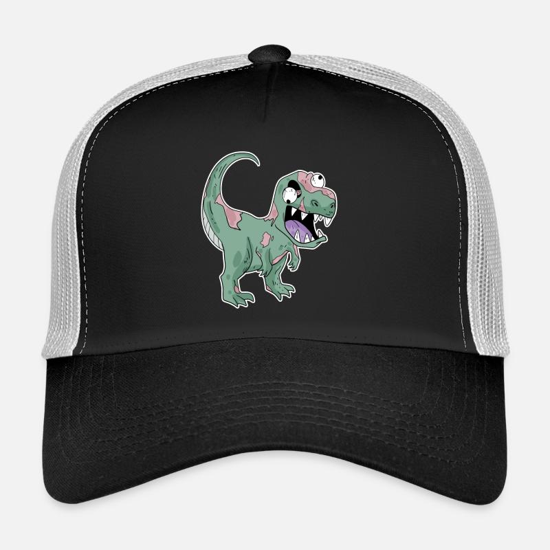 Dinosaur Zombie Creepy Trucker Cap