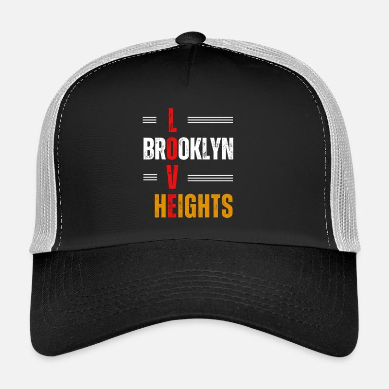Love Brooklyn Heights - Trucker Cap - black/stone grey