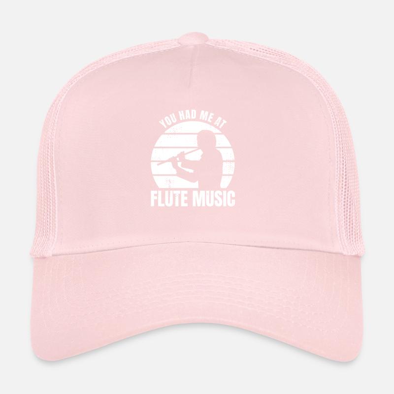 Flute Player Quote Trucker Cap