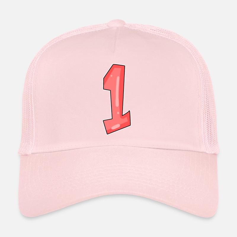 1 red Trucker Cap