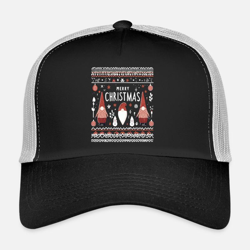 Gnomes de Noël moches Casquette trucker 