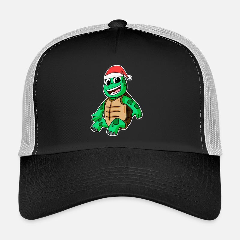 Turtle Christmas Trucker Cap
