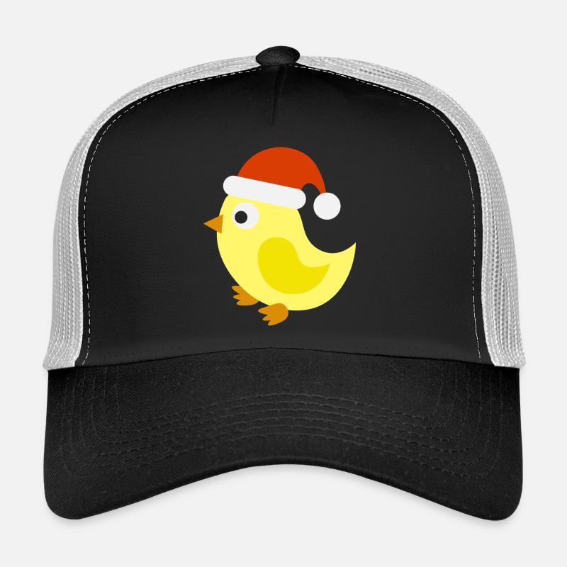 Festive Christmas Chick Trucker Cap