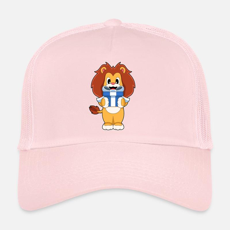 Lion Christmas Package Trucker Cap
