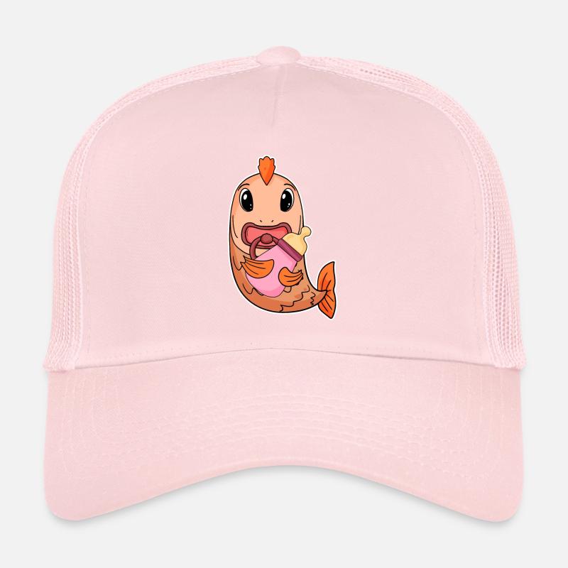 Motif de bébé poisson Casquette trucker 