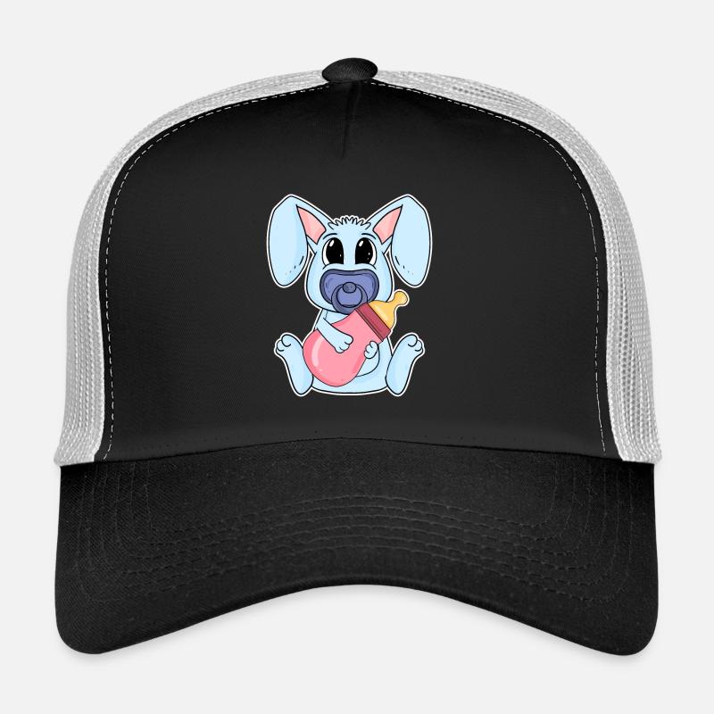 Motif de bébé lapin Casquette trucker 