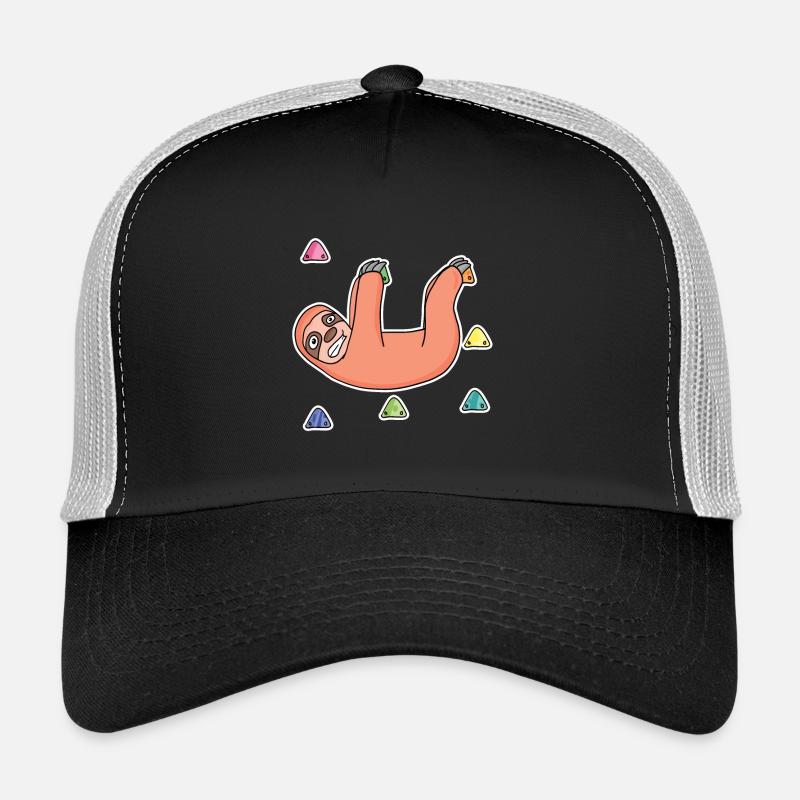 Sloth, Rock Climbing, Rock Climbing - Trucker Cap - black/stone grey