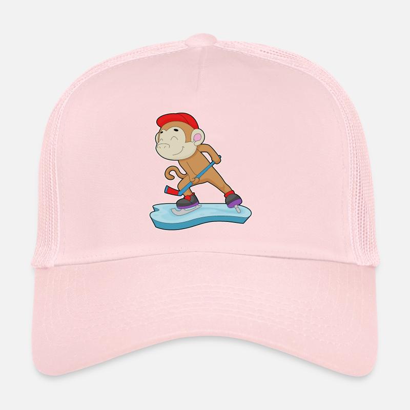 Affe Eishockey Eishockeyschläger Casquette trucker 