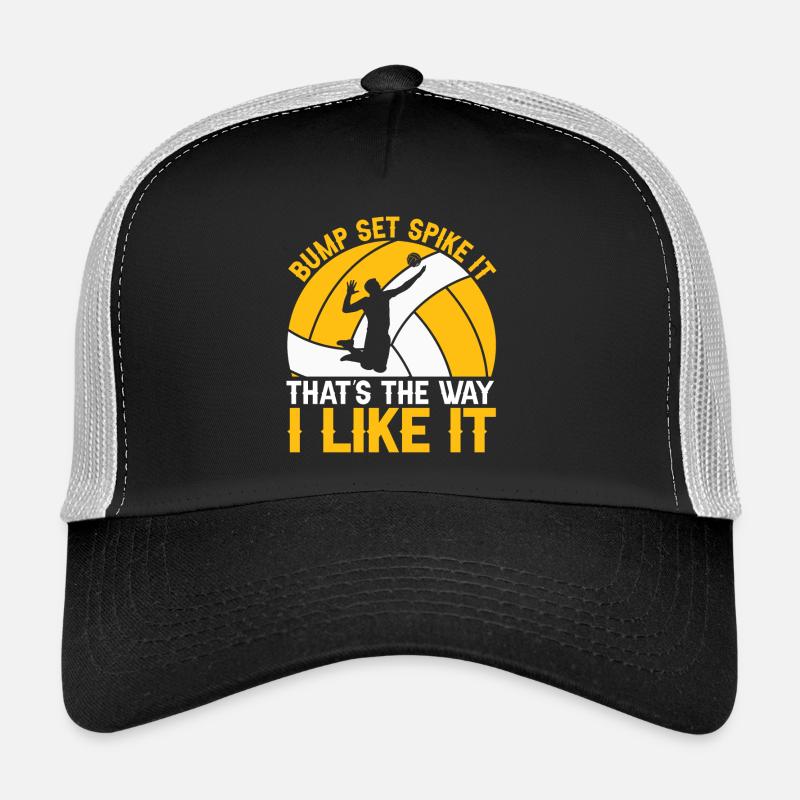Bump Set Spike It That's the Way I Like - Trucker Cap - Schwarz/Steingrau