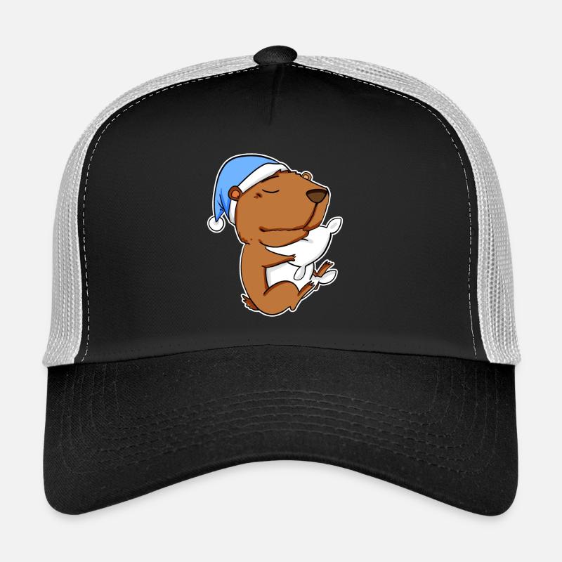 Capybara Capybara Tired Pillow Relax Casquette trucker 