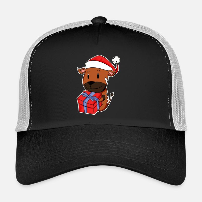 Antilope avec chapeau de Père Noël Casquette trucker 