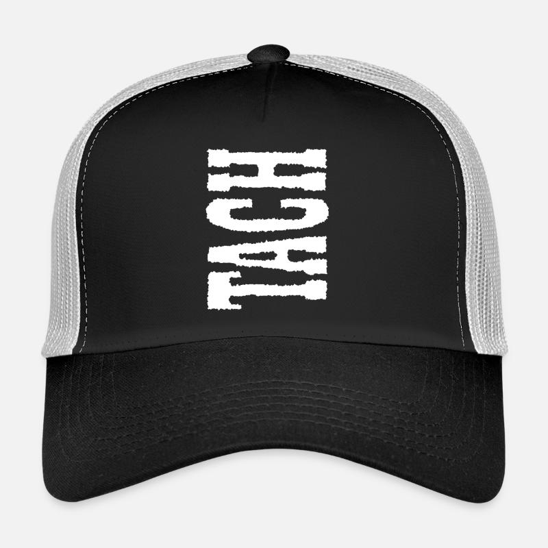 TACH - Trucker Cap - black/stone grey