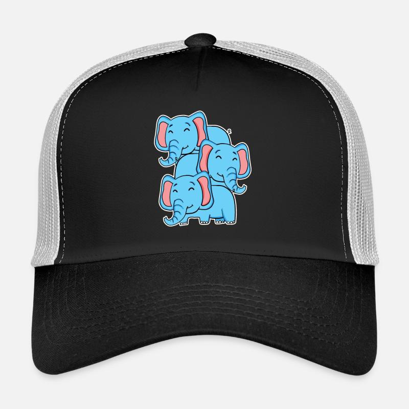 Éléphant mignon - Motif d’éléphant Casquette trucker 