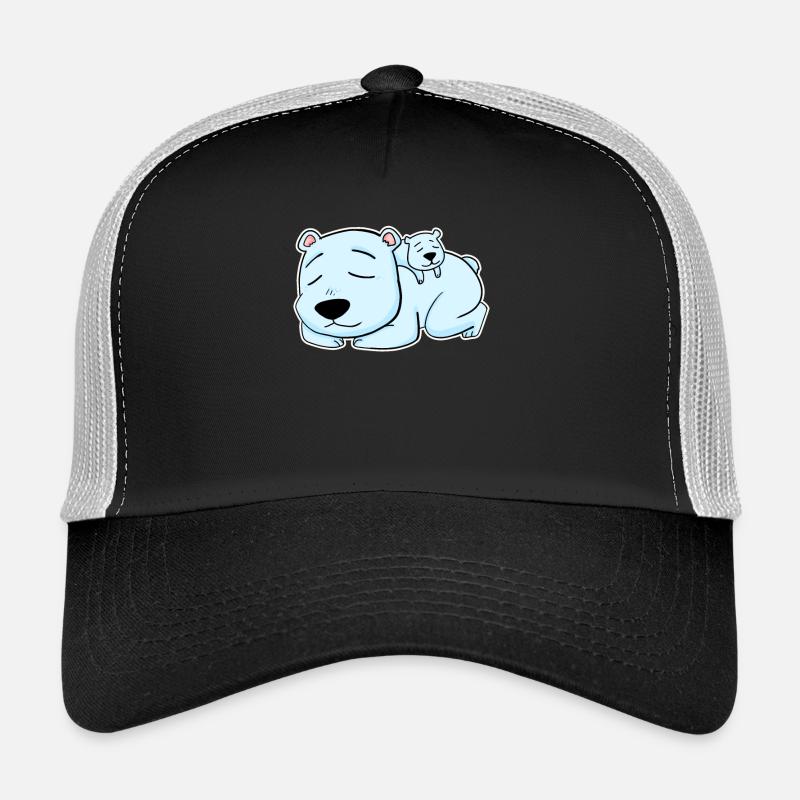 Famille d’ours - Ours avec bébé Casquette trucker 