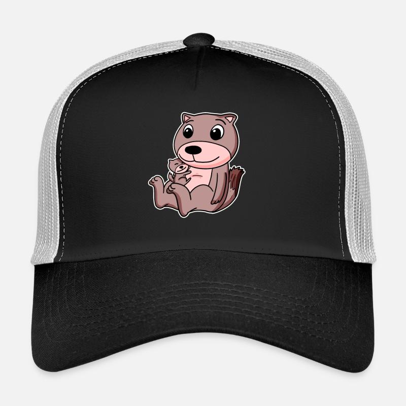 Famille de belettes - belette avec bébé Casquette trucker 