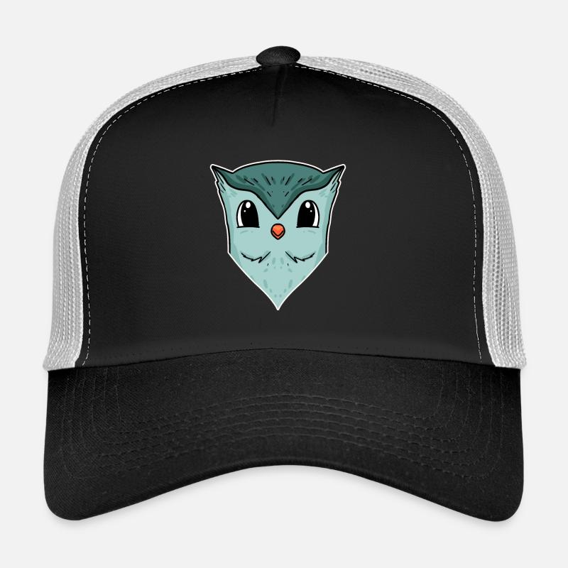 Eule Tierkopf Tier Kopf Trucker Cap