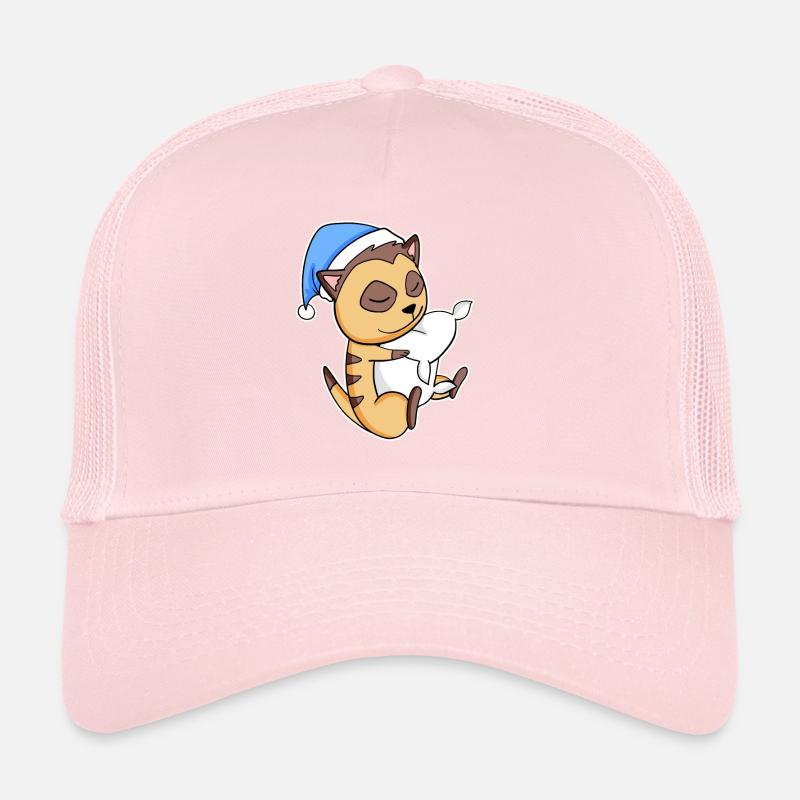 Suricate avec oreiller et bonnet somnolent Casquette trucker 