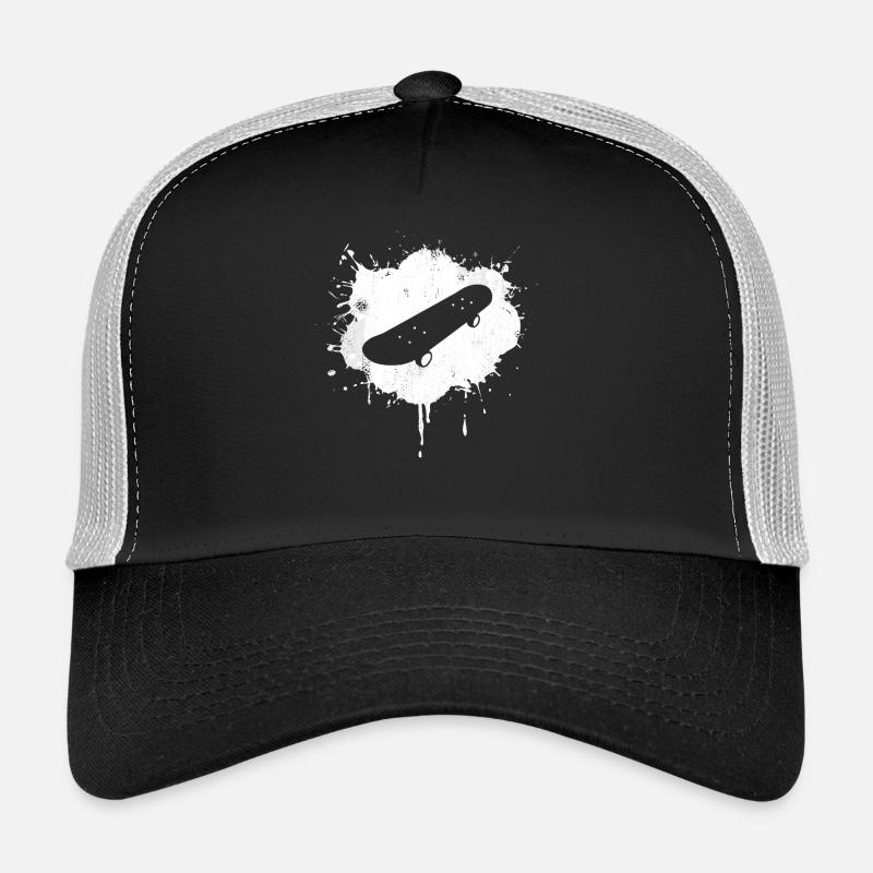 Skateboard Skizze Trucker Cap