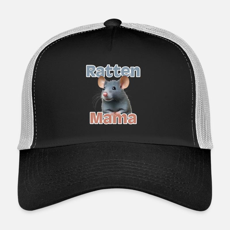 Rattenmama Kuschelrattendesign Trucker Cap