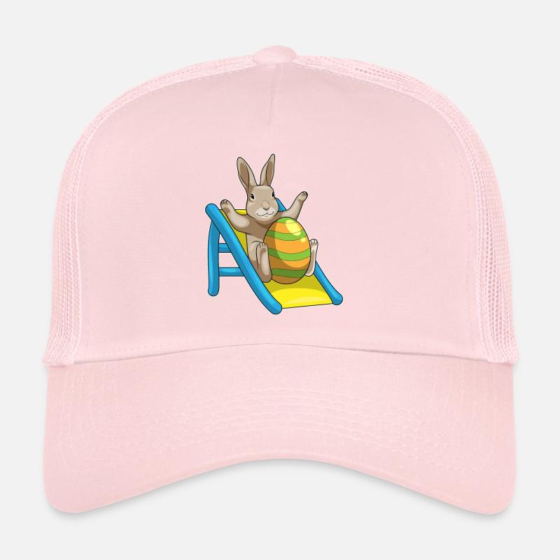 Diapositive de Pâques du Lapin Casquette trucker 