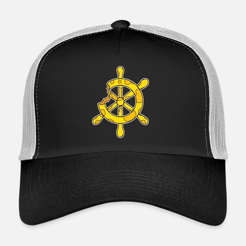 Steering Wheel Captain Cheese Trucker Cap