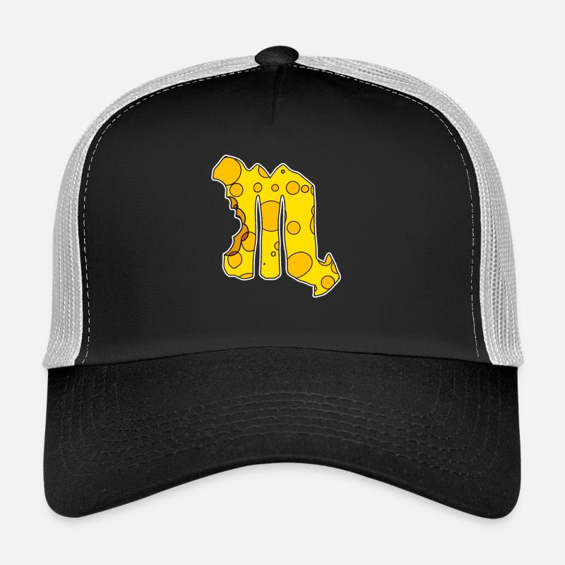 Sternzeichen Skorpion Symbol - Trucker Cap - Schwarz/Steingrau