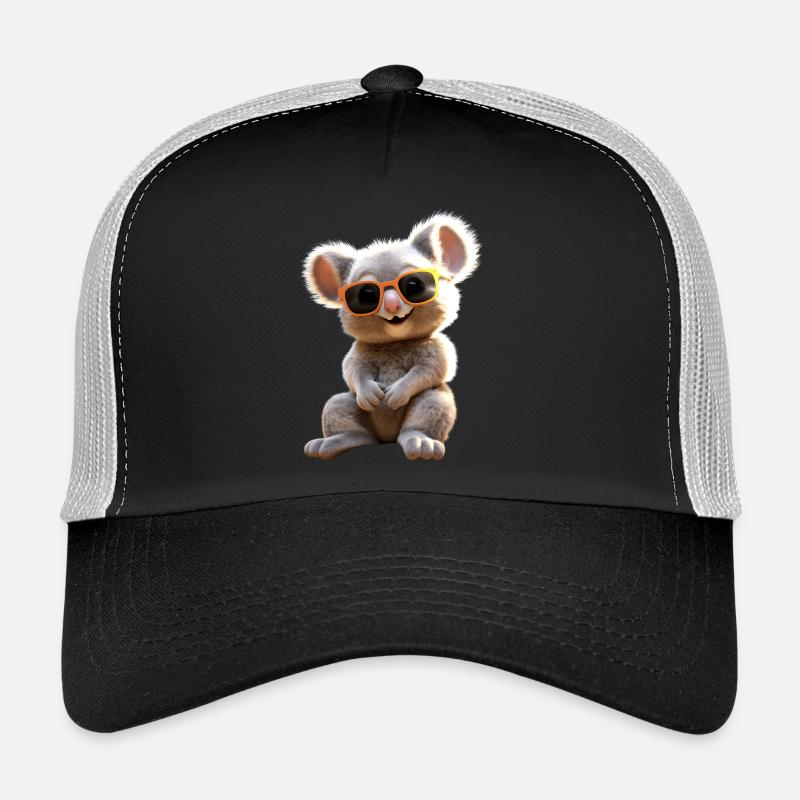Koala Australie Koalas Koala Ours Mignon Koala Ours - Casquette trucker  - noir/gris pierre