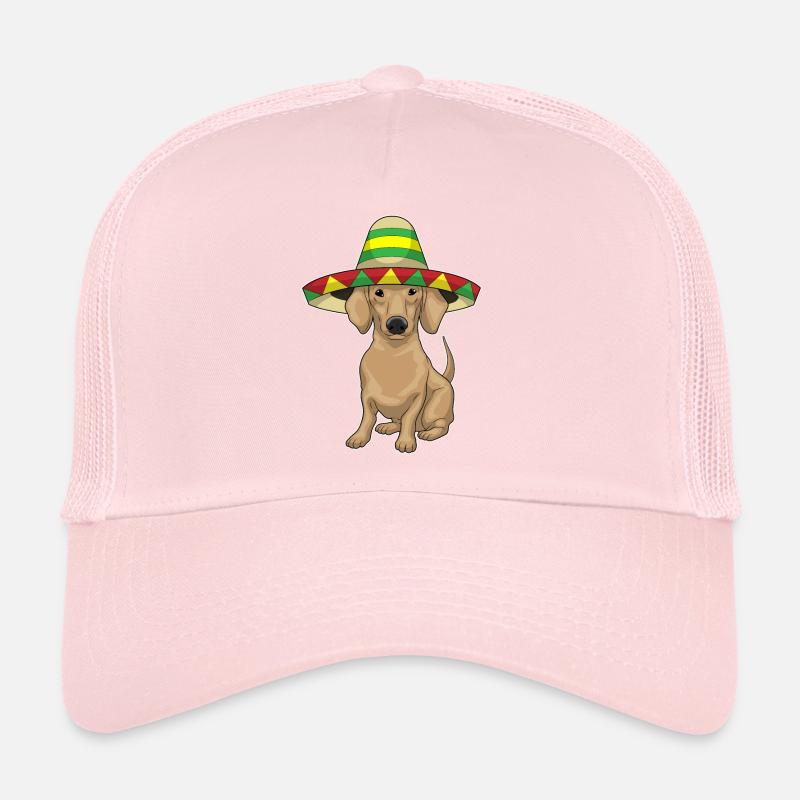 Dachshund Sombrero Trucker Cap