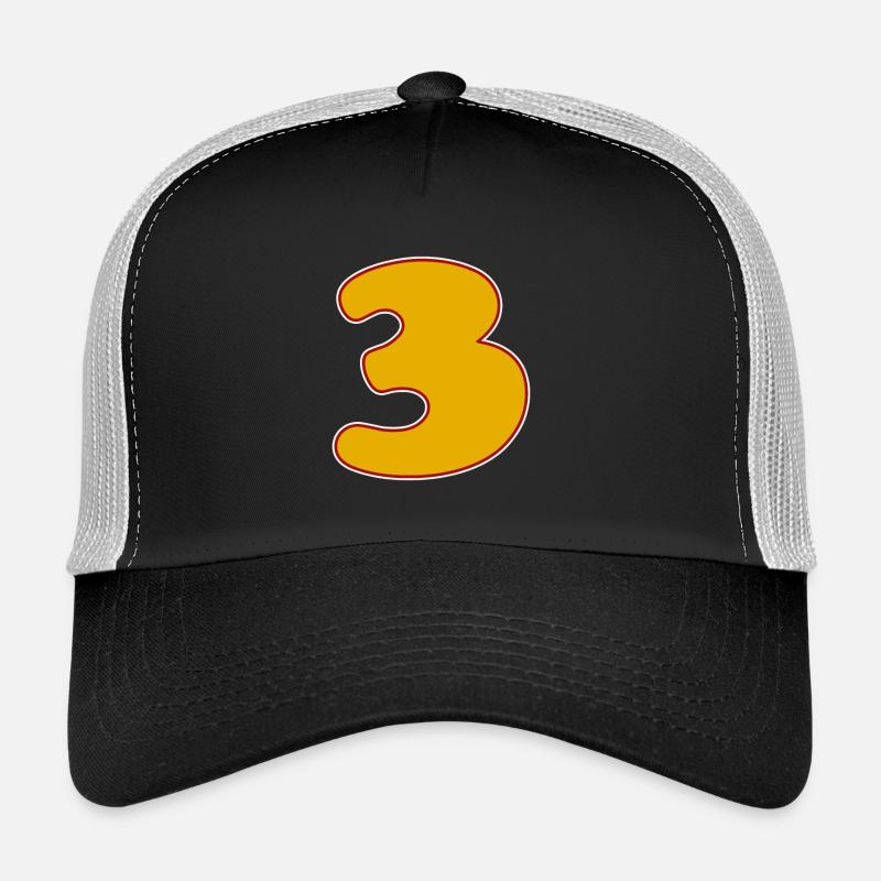 3 - Trois Casquette trucker 