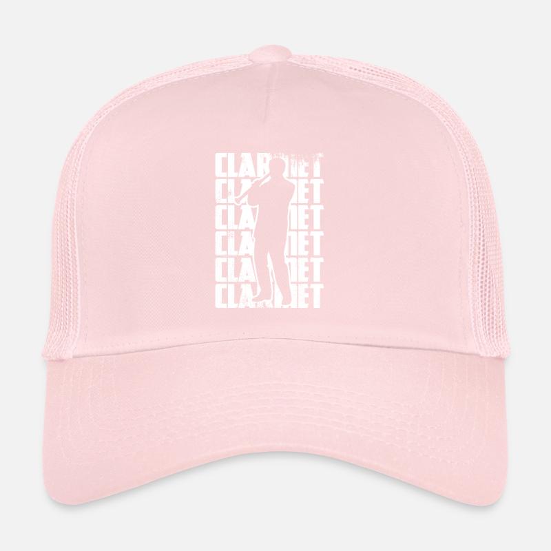 Funny clarinetist Trucker Cap