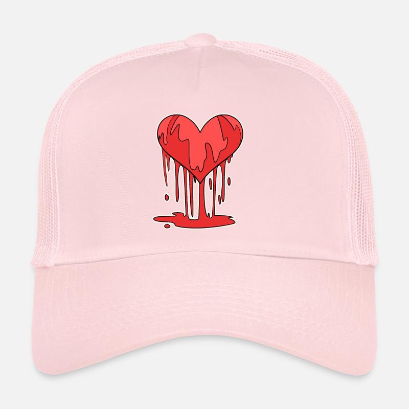 Herz verletzt Trucker Cap