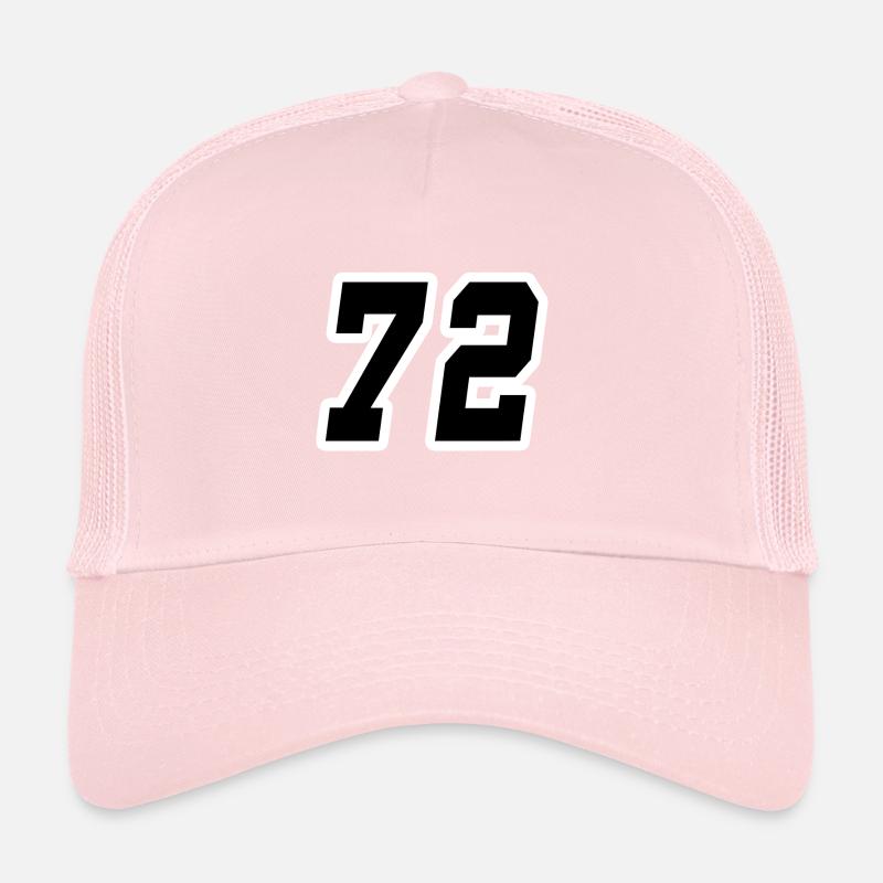 Nummer zweiundsiebzig 72 Trucker Cap