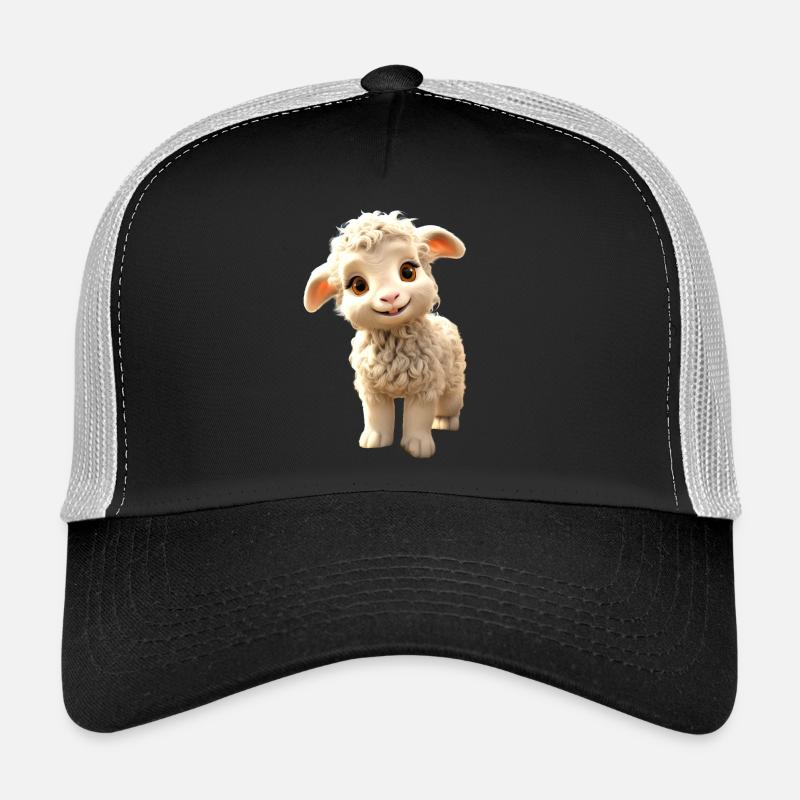 Sheep Lamb Mow Sheep Shepherd Cute Sheep Sheep Trucker Cap