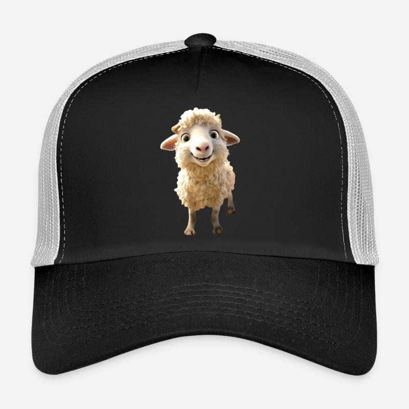 Sheep Lamb Mow Sheep Shepherd Cute Sheep Sheep Trucker Cap