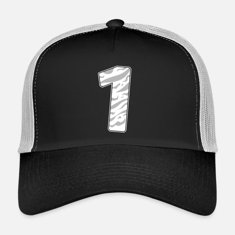 1 - Trucker Cap - black/stone grey