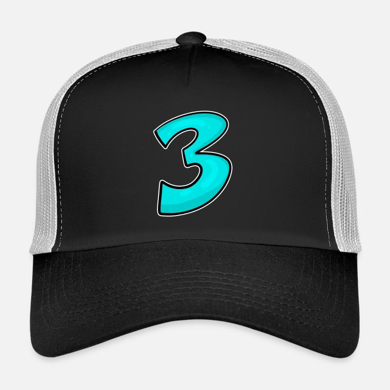 Trois - 3 - Numéro 3 - Numéro 3 Casquette trucker 