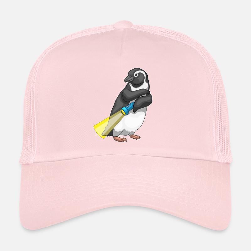 Lampe de poche pingouin Casquette trucker 