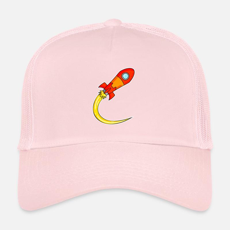 Motif de fusée Casquette trucker 