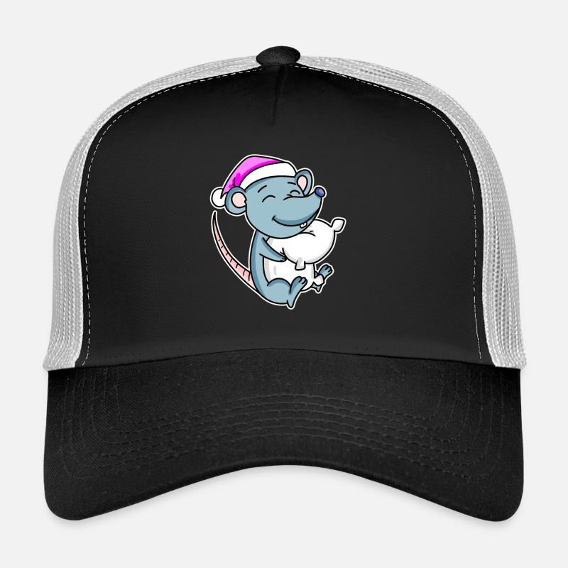 Maus Müde Ausschlafen Schlafen Mädchen Trucker Cap