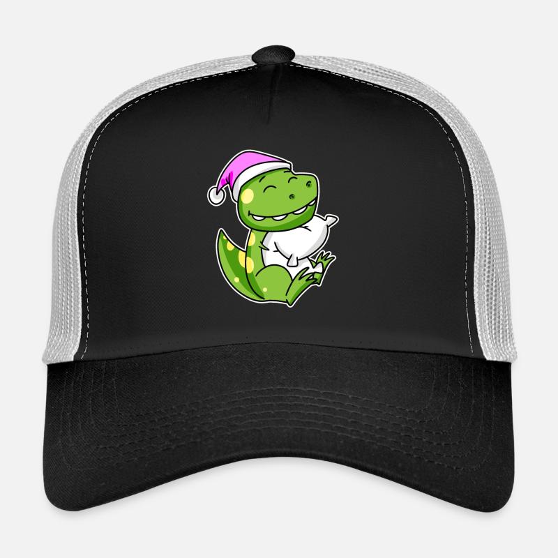 Dinosaur Tired Sleeping Sleeping Girl Trucker Cap