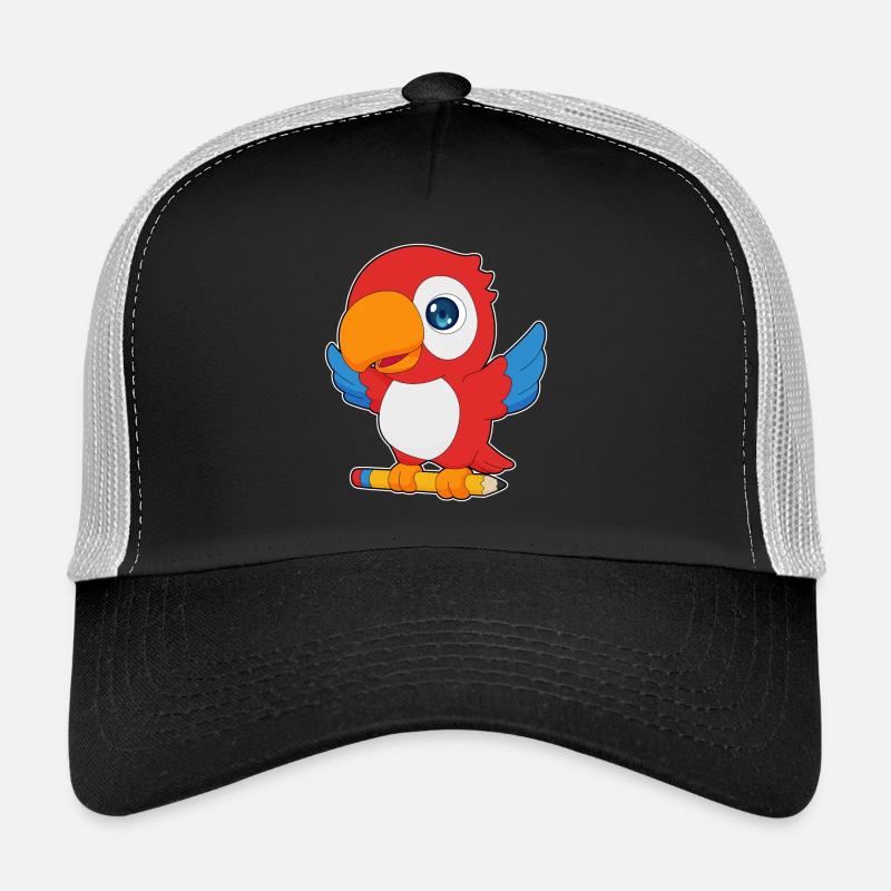 École de crayon Perroquet Pupil Casquette trucker 
