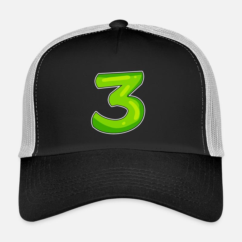 Trois - 3 - Numéro 3 - Numéro 3 Casquette trucker 