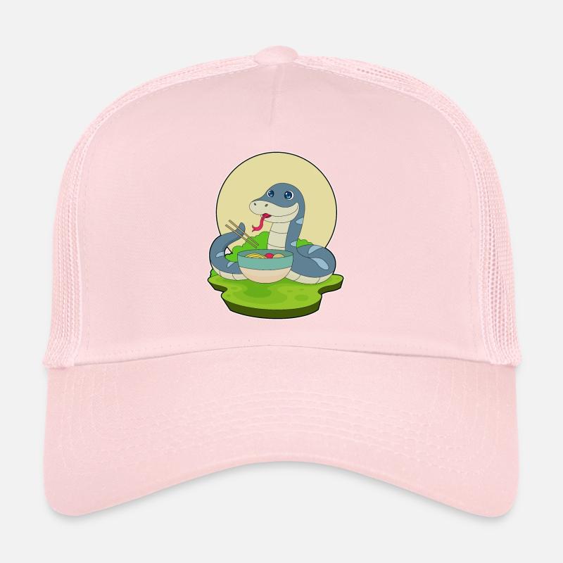 Cuisinière serpent cuisine de ramen Casquette trucker 