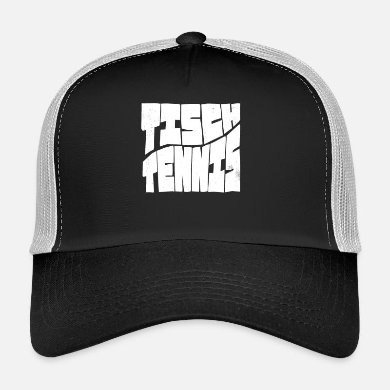 Tennis de table avec batte de tennis de table Ping Pong Casquette trucker 