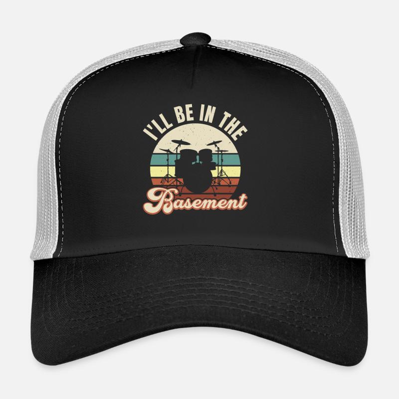 JE SERAI AU SOUS-SOL Casquette trucker 