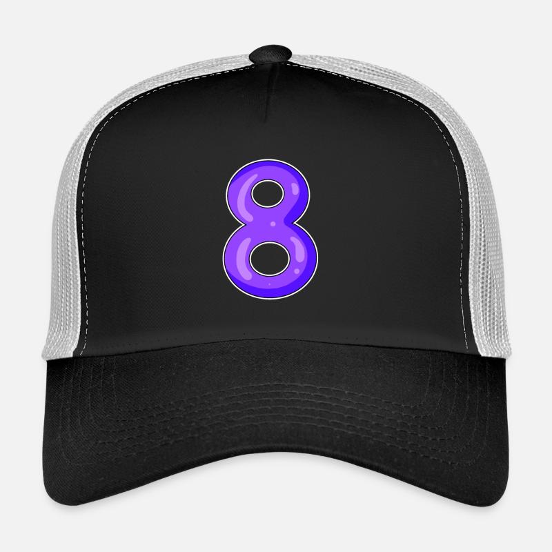 8 Eight Trucker Cap